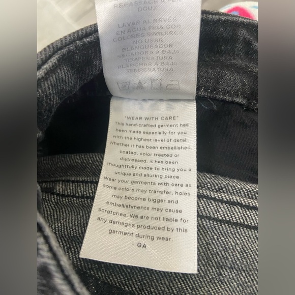 Good American GOOD CLASSIC JEANS GCTP602BT BLACK159 Sz 6/28 - Picture 8 of 12